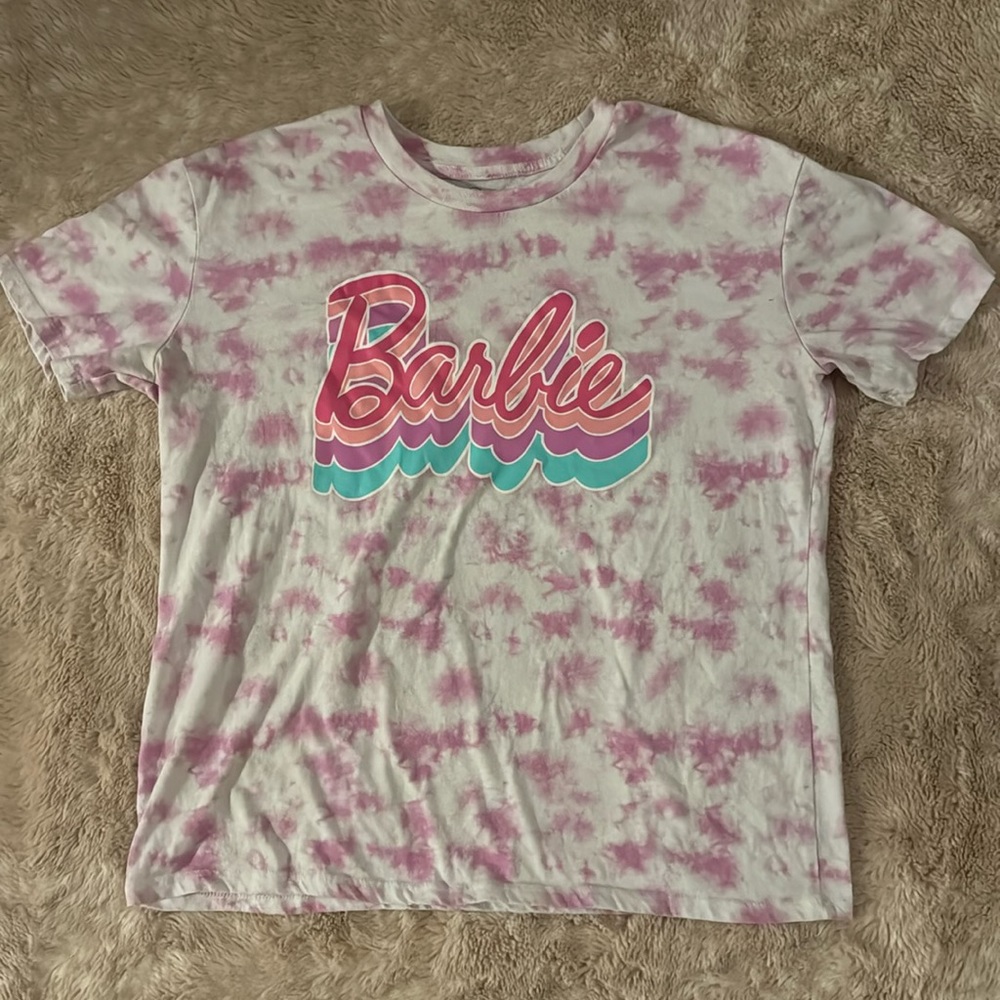 Tie dye Large Barbie shirt
